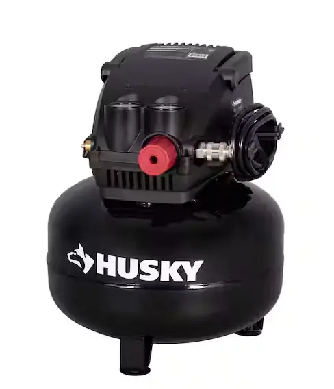 3-Gallon 120 Psi Oil-Free Pancake Air Compressor — Portable, Fold-Down Handle, Quick Coupler 1
