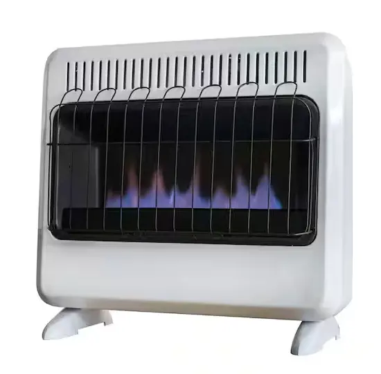 30,000 Btu Vent-Free Dual-Fuel Heater – Natural Gas Or Propane, Blue Flame Design 1