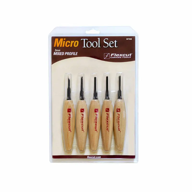 3Mm Mixed-Profile Micro Carving Tool Set 1
