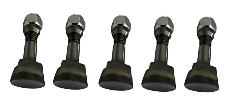 5-Pack Dished Stump Grinder Cutting Teeth 1