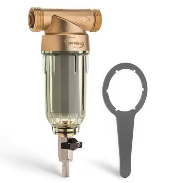 500-Micron Reusable Spin-Down Sediment Water Filter – Flushable Design 1