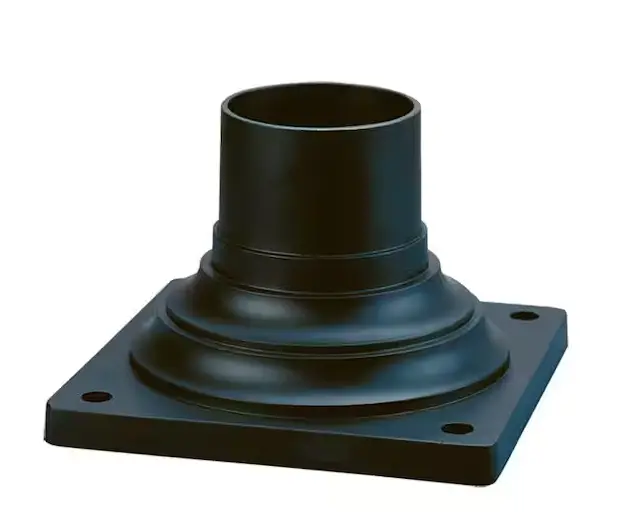 5999Bk Pier Mount Adapter For Outdoor Lighting Installation 1
