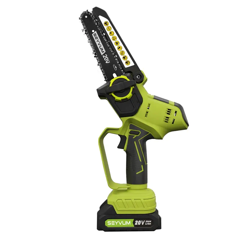 6-Inch Portable Cordless Mini Chainsaw Kit With Battery & Charger 1