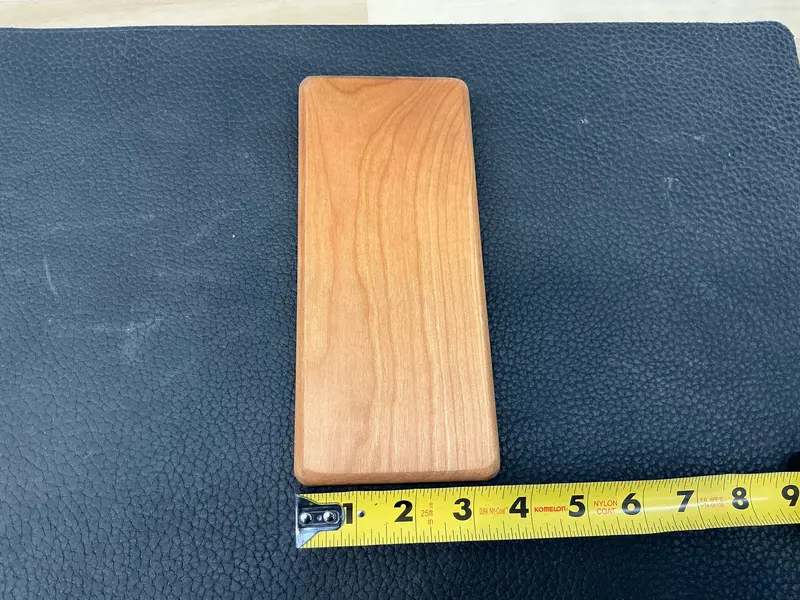8" Cherry Magnetic Knife Holder – Elegant Wooden Rail With Strong Magnet System 1