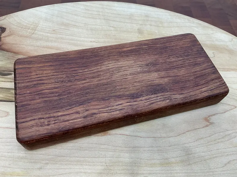8-Inch Bubinga Magnetic Knife Holder – Exotic Hardwood Display Rack 1