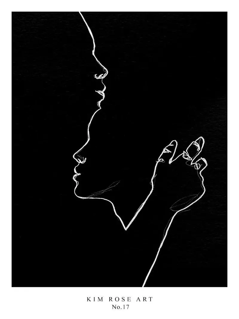 Abrazo Suave Black Spanish-Inspired Art 1