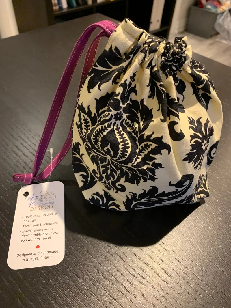 Alison Ruth Drawstring Storage Bags For Knitters 1
