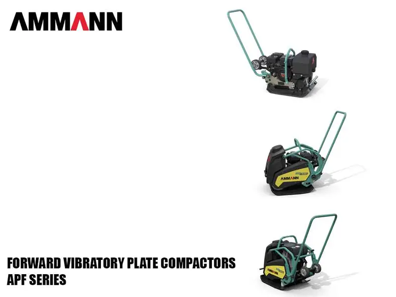 Ammann Apf Forward-Moving Vibratory Plate Compactor 1