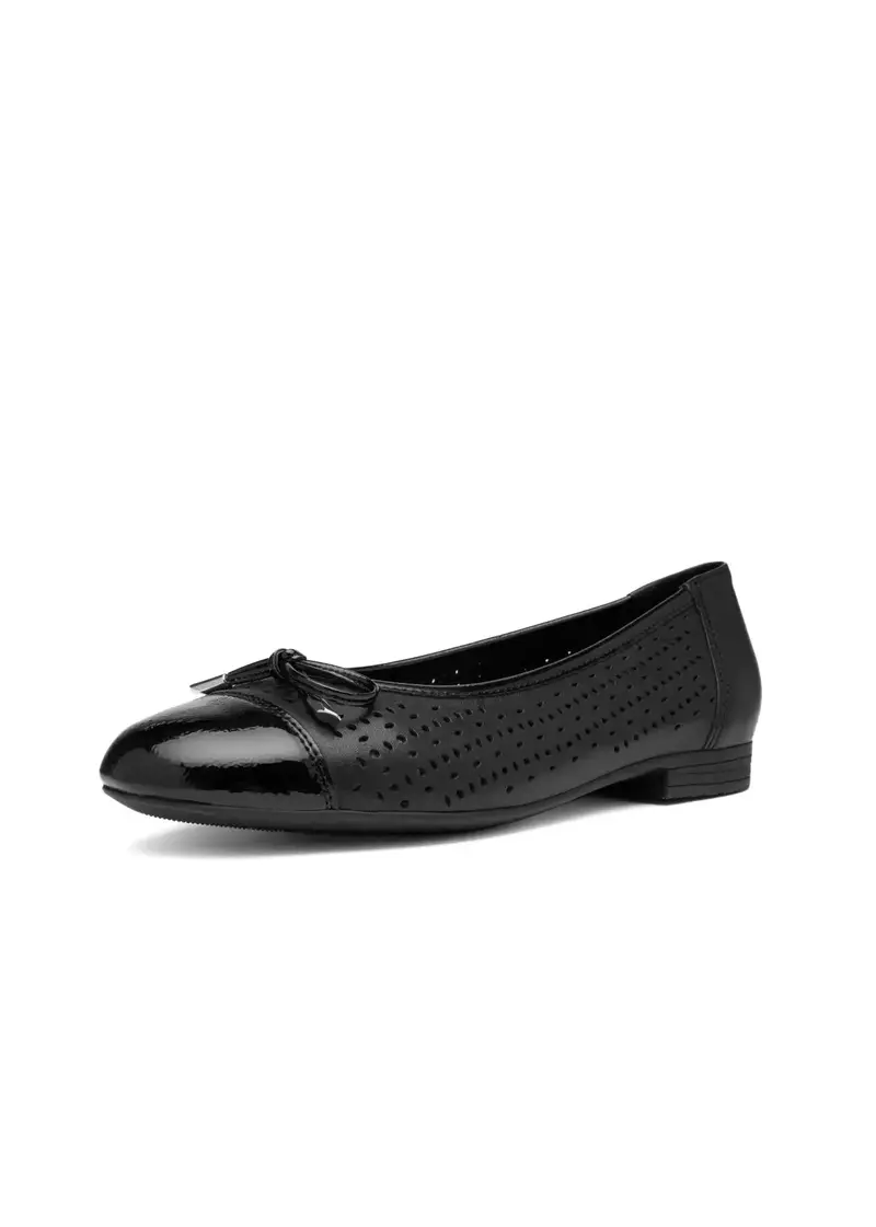 Ara Sangria Soft-Leather Ballet Flat 1