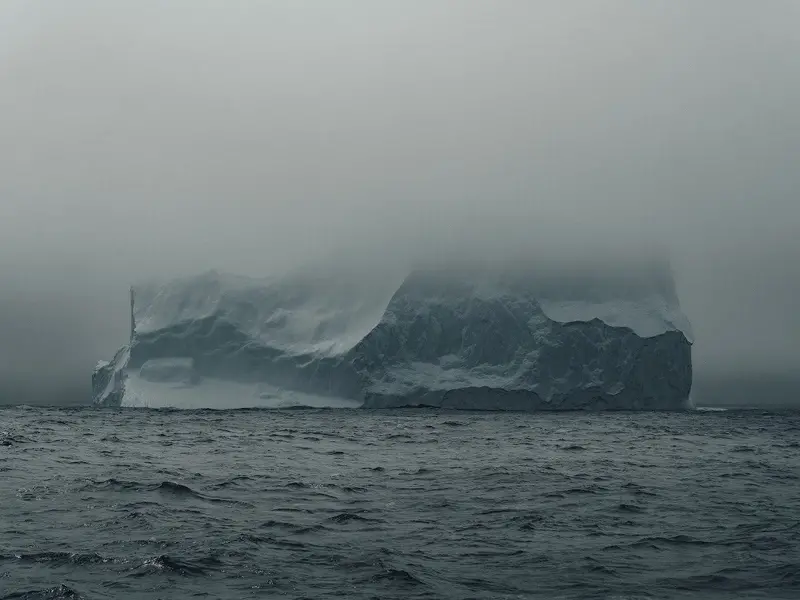 Arctic Vistas: Towering Ice Wall Perspectives 1