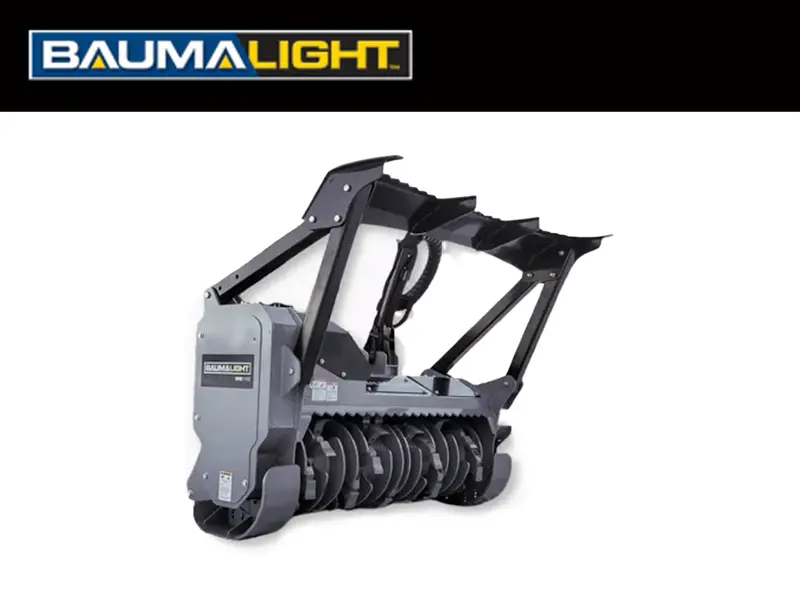 Baumalight Ms1160 Bite Limiter Drum Mulcher – Compact Forestry Mulching Solution For Skid Steers 1