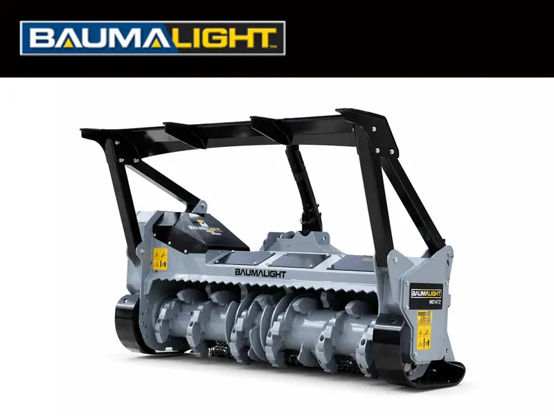 Baumalight Ms1472 Skid Steer Drum Mulcher – 1400 Series With Bite Limiter Technology 1
