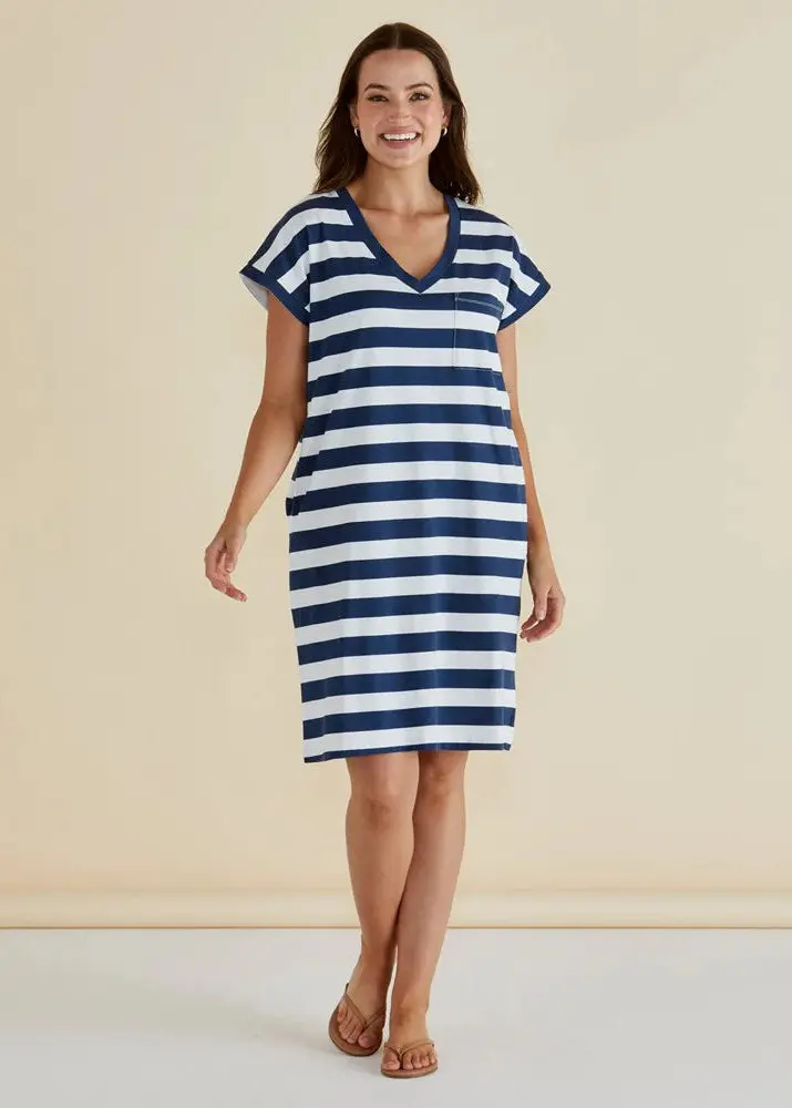 Betty Basics Zena Easy-Throw-On T-Shirt Dress 1
