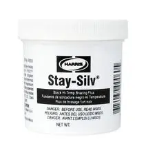 Black Brazing Flux – 1-Pound Reusable Jar For High-Temperature Metal Joining 1