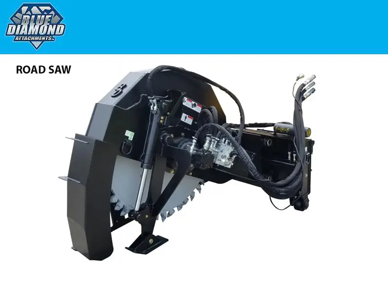 Blue Diamond Skid Steer Road Saw – Precision Cutting Tool 1