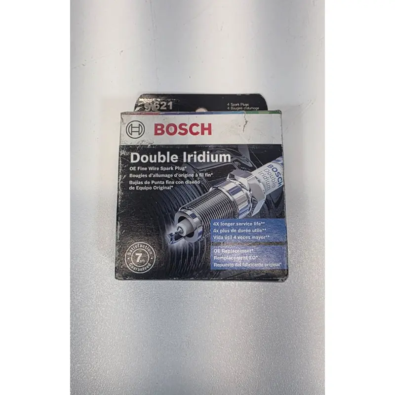 Bosch 9621 Double Iridium Spark Plugs – 4-Pack, Extended Service Life 1