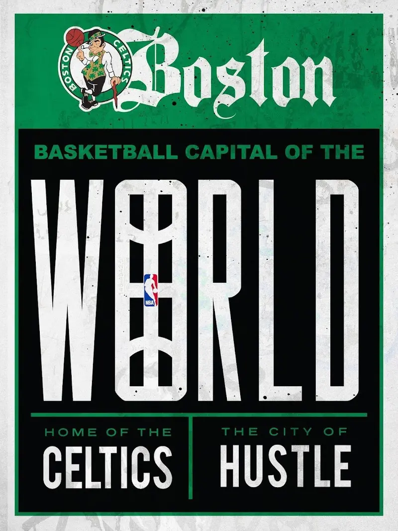 Boston Celtics Front Page Layout Design 1