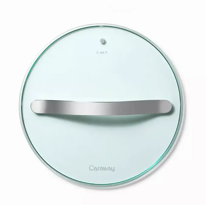 Caraway 10.5-Inch Glass Lid – Universal Fit For Cookware, Tempered Safety Glass 1