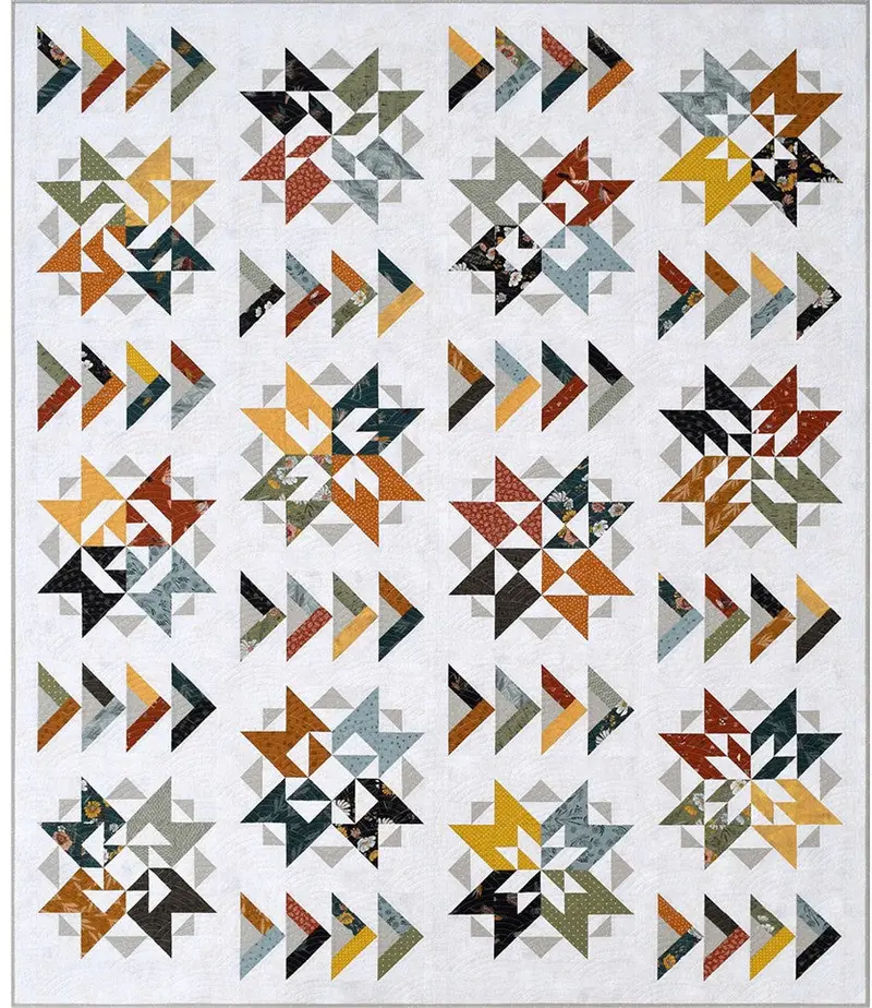 Chatsworth Traditional Patchwork Quilt Pattern 1