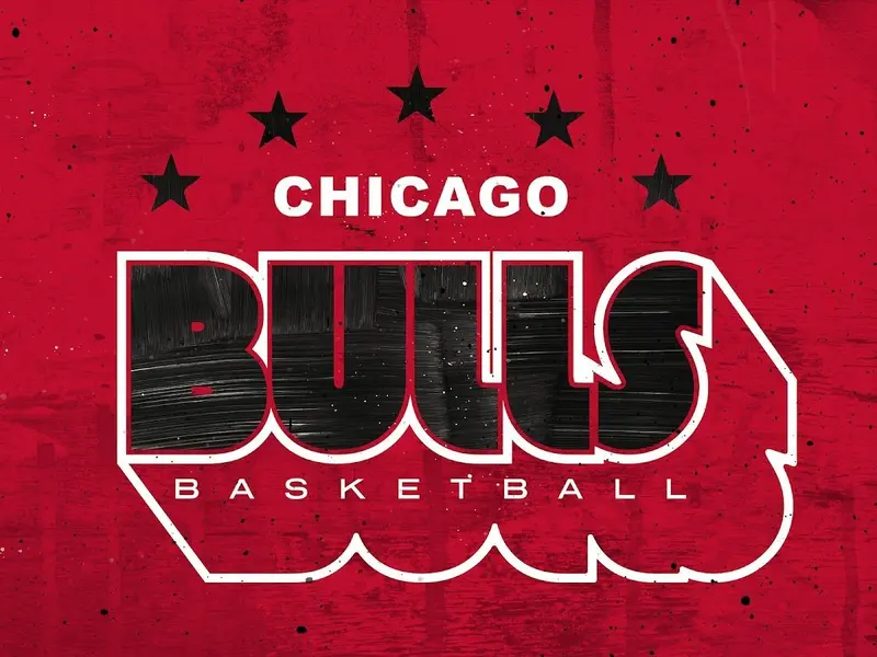 Chicago Bulls Retro Star Graphic 1