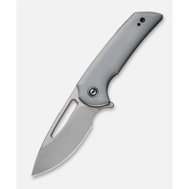Civivi Odium Folding Pocket Knife With Grey G10 Handle And Satin-Finished 2.65-Inch Blade (Model C2010A) 1