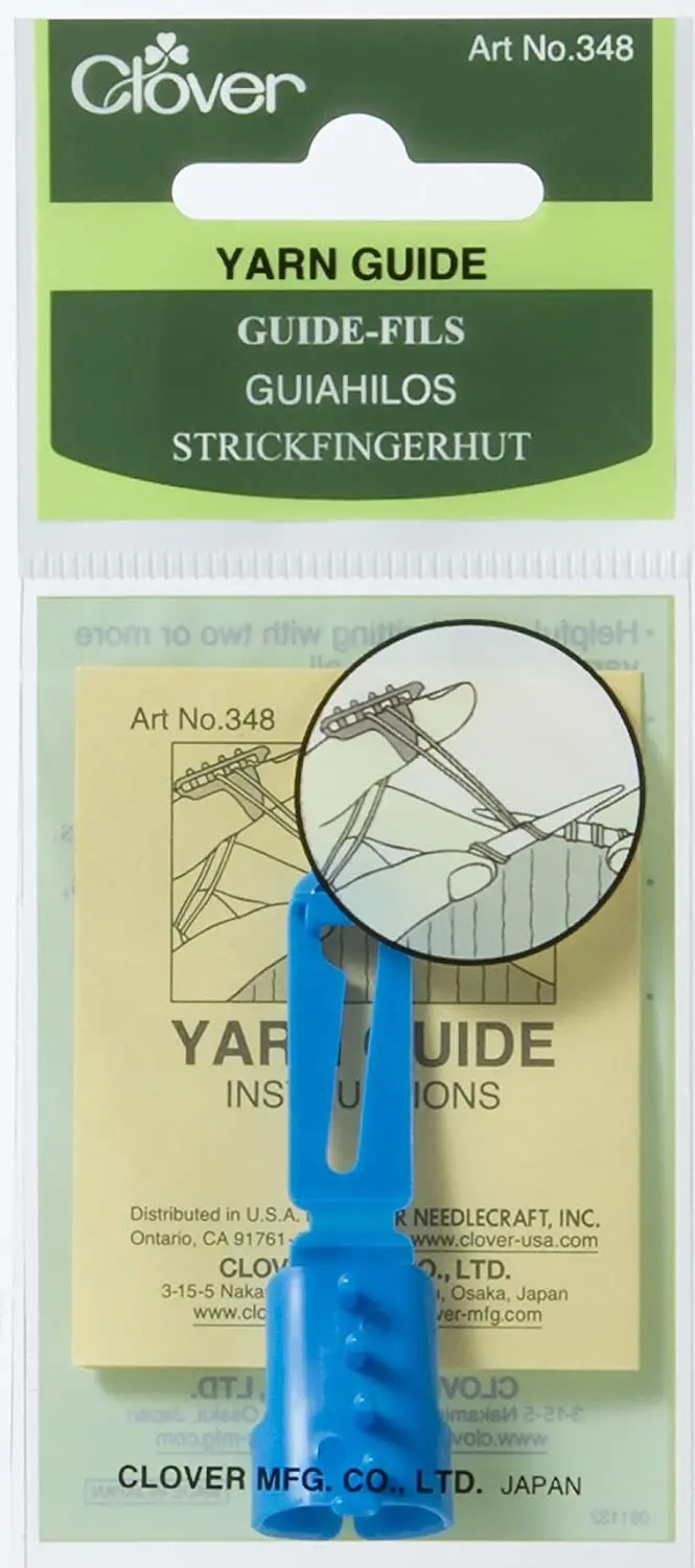 Clover Ergonomic Yarn Tension Guide For Smooth Crochet & Knitting 1