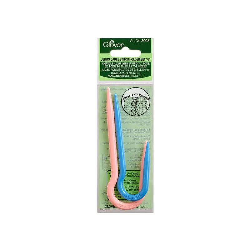 Clover Heavy-Duty Jumbo Cable Stitch Holder 1