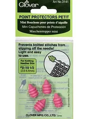 Clover Point Protectors For Knitting Needles 1