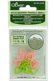 Clover Triangle-Shaped Stitch Markers 1