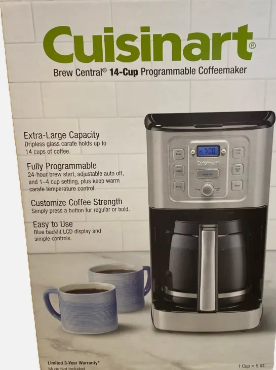 Cuisinart Brew Central 14-Cup Programmable Coffee Maker With Auto Shutoff 1