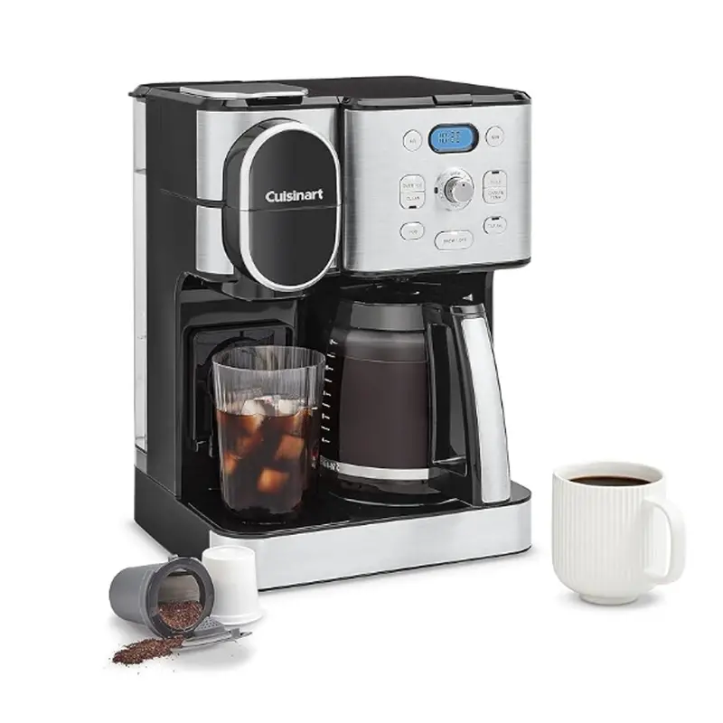 Cuisinart Ss-16Bk-S 12-Cup Dual-Brew Coffee Maker With Center Combo System – Black 1