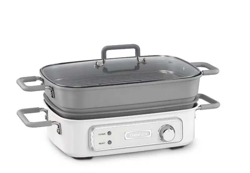 Cuisinart Stack5 Multi-Function Grill With Tempered Glass Lid 1