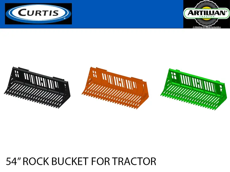 Curtis / Artillian 54 Inch Tractor Rock Bucket 1