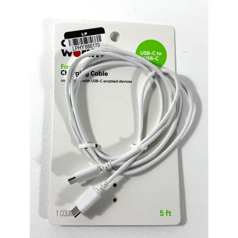 Deal Worthy Usb-A To Usb-C Charging Cable – 3-Foot Fast-Charge Cord 1