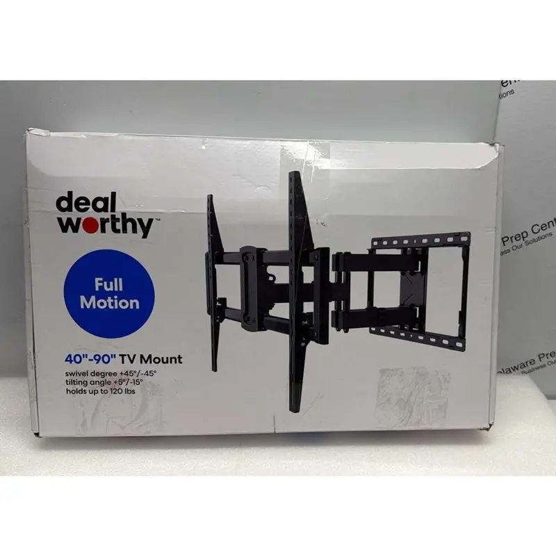Dealworthy Full-Motion Tv Wall Mount – Heavy-Duty Steel Bracket For 40–90 Inch Displays 1