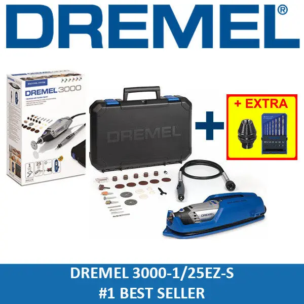 Dremel 3000-1/25Ez Variable-Speed Rotary Tool Kit 1