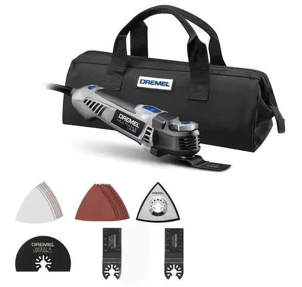 Dremel Mm50-02 Multi-Max Oscillating Tool Kit – 5-Amp Variable Speed With 16 Accessories & Storage Bag 1