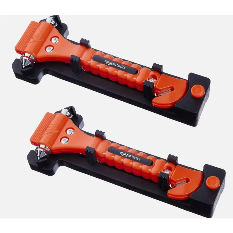 Dual-Purpose Emergency Safety Tool – Seat Belt Cutter & Window Breaker (2-Pack) 1