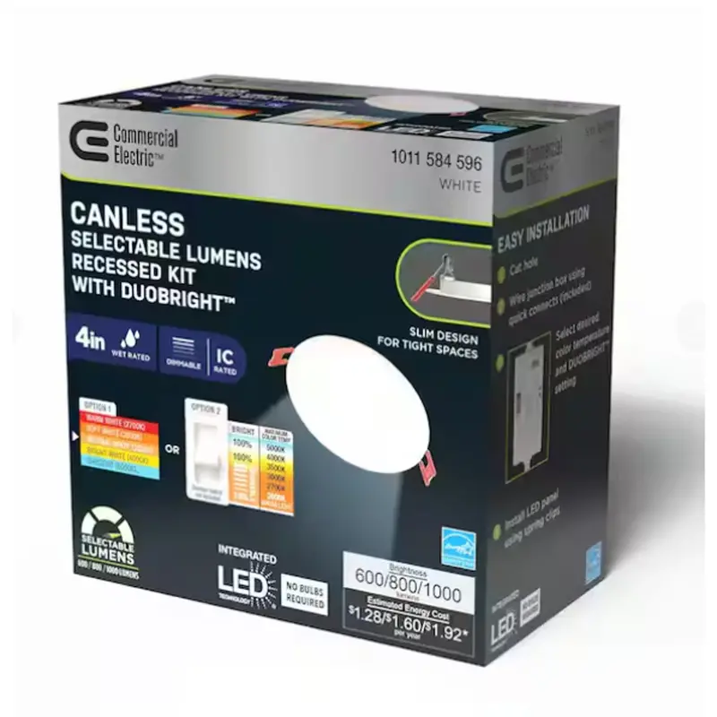 Elite Series Canless Recessed Light — 6-Inch Ultraslim Duobright Led With Lumen Selection 1