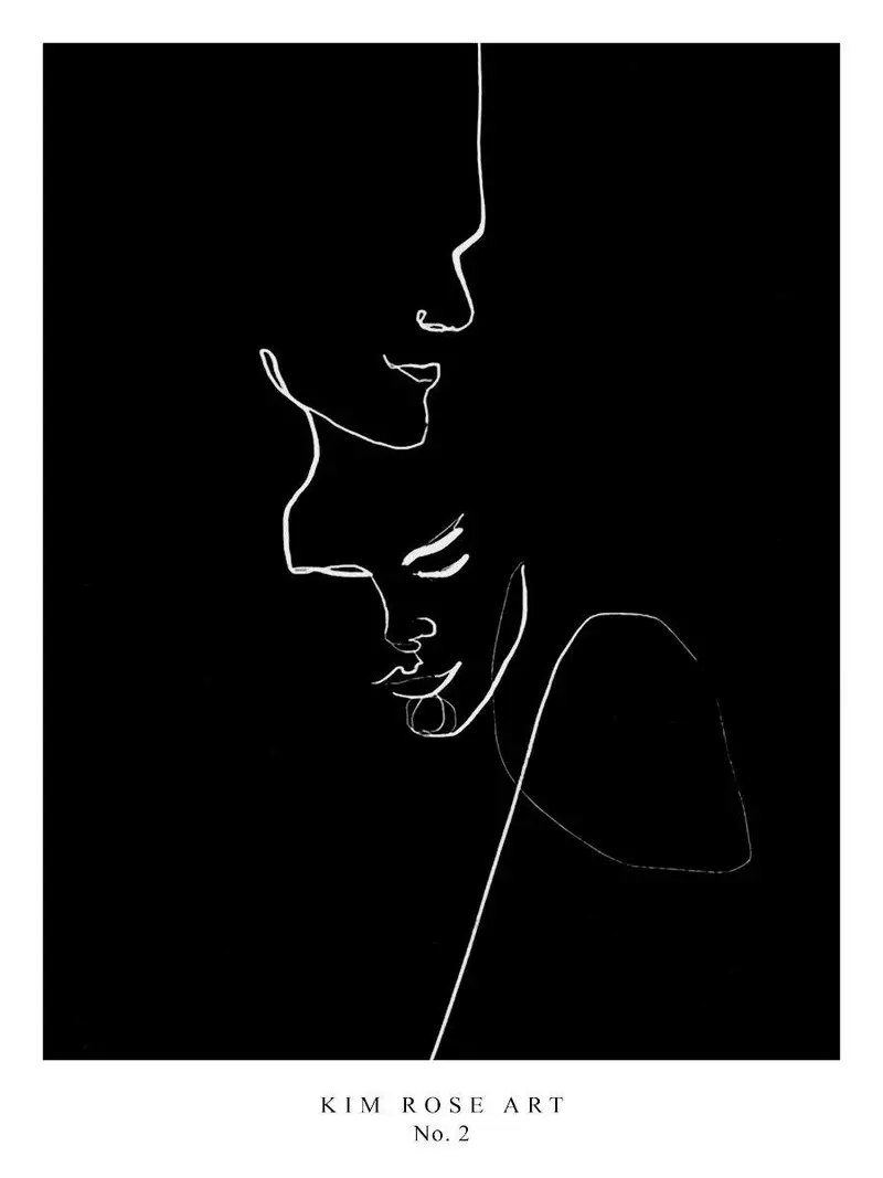 Embrace Black Emotional Connection Art 1