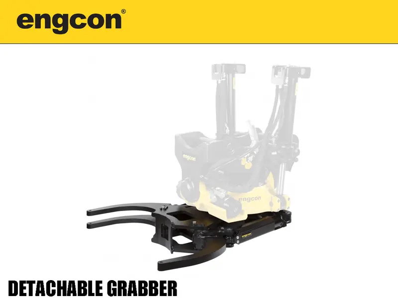 Engcon Detachable Grabber Attachment For Engcon-Compatible Excavators 1