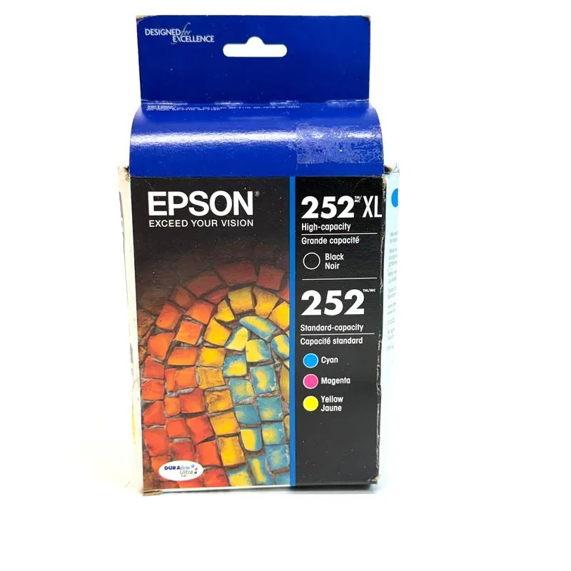 Epson 252Xl High-Yield Ink Set — Black And Tri-Color Cartridges 1