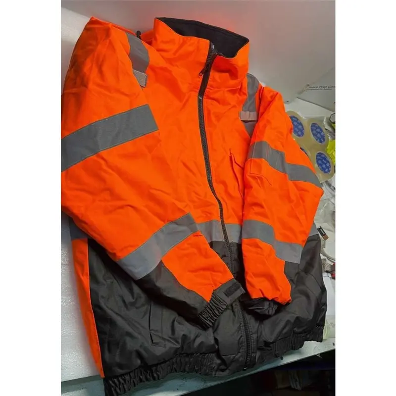 Ergodyne Glowear 8377 Hi-Visibility Winter Bomber Jacket – Class 3, Orange, Size Xl 1