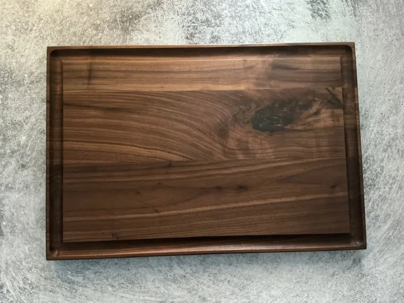 Extra-Large Walnut Butcher Block With Functional Juice Channel 1