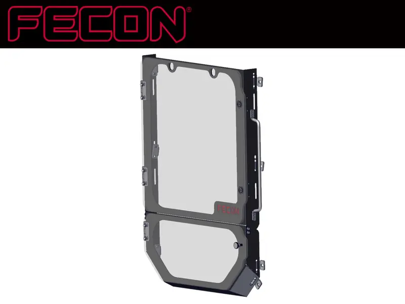 Fecon Polycarbonate Windshield Kit For John Deere Excavator Cabs 1