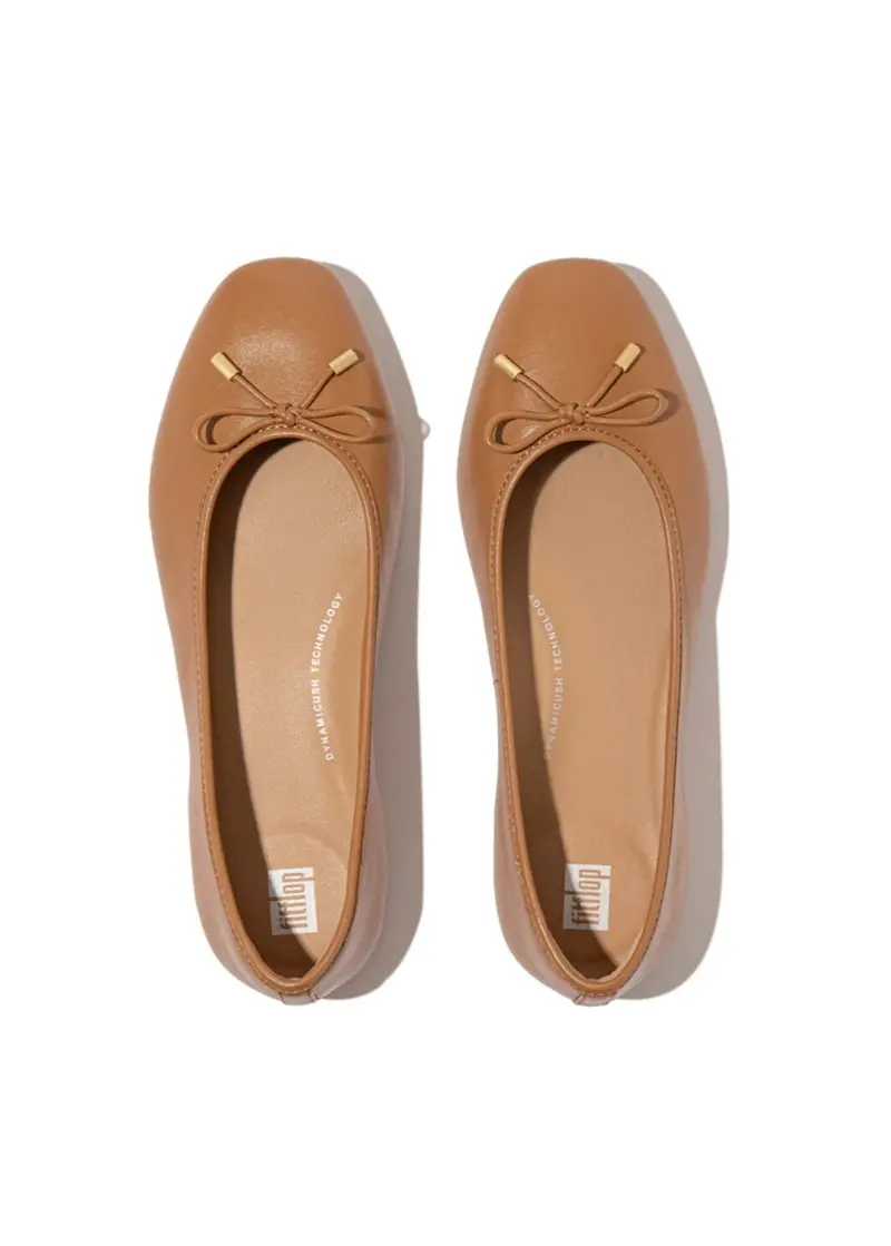Fitflop Delicato Soft Leather Ballet Flats 1