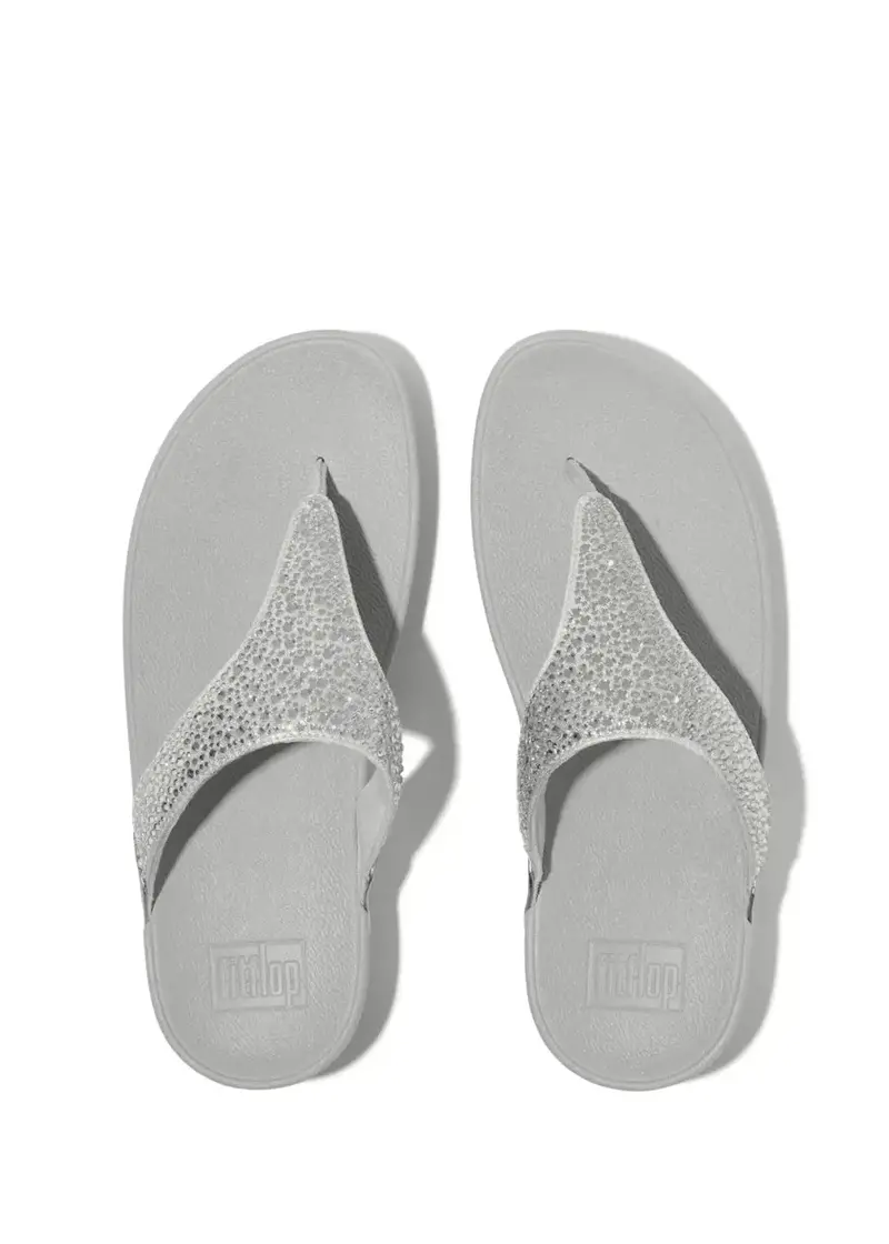Fitflop Lulu Crystal-Accented Toe-Post Sandal 1