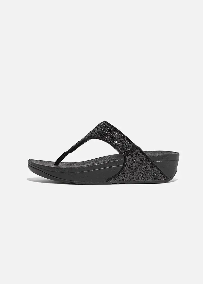 Fitflop Lulu Glitter Toe-Thong Sandals 1