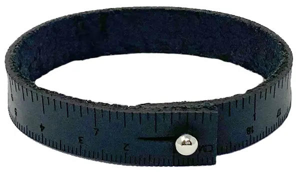 Flexible 8-Inch Wrist-Mounted Measuring Ruler For Knitters 1