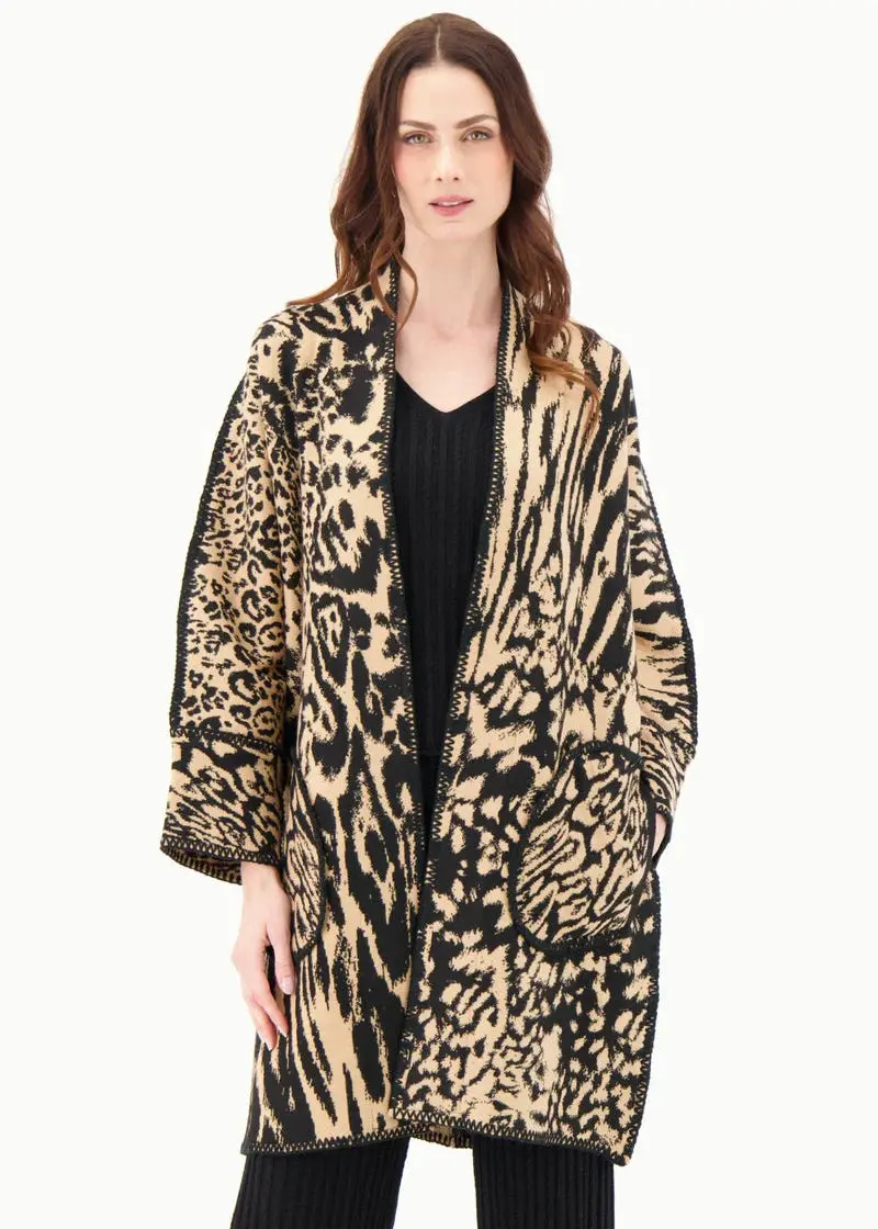 Gabby Isabella Blanket-Stitch Detail Cardigan – Reduced Price 1